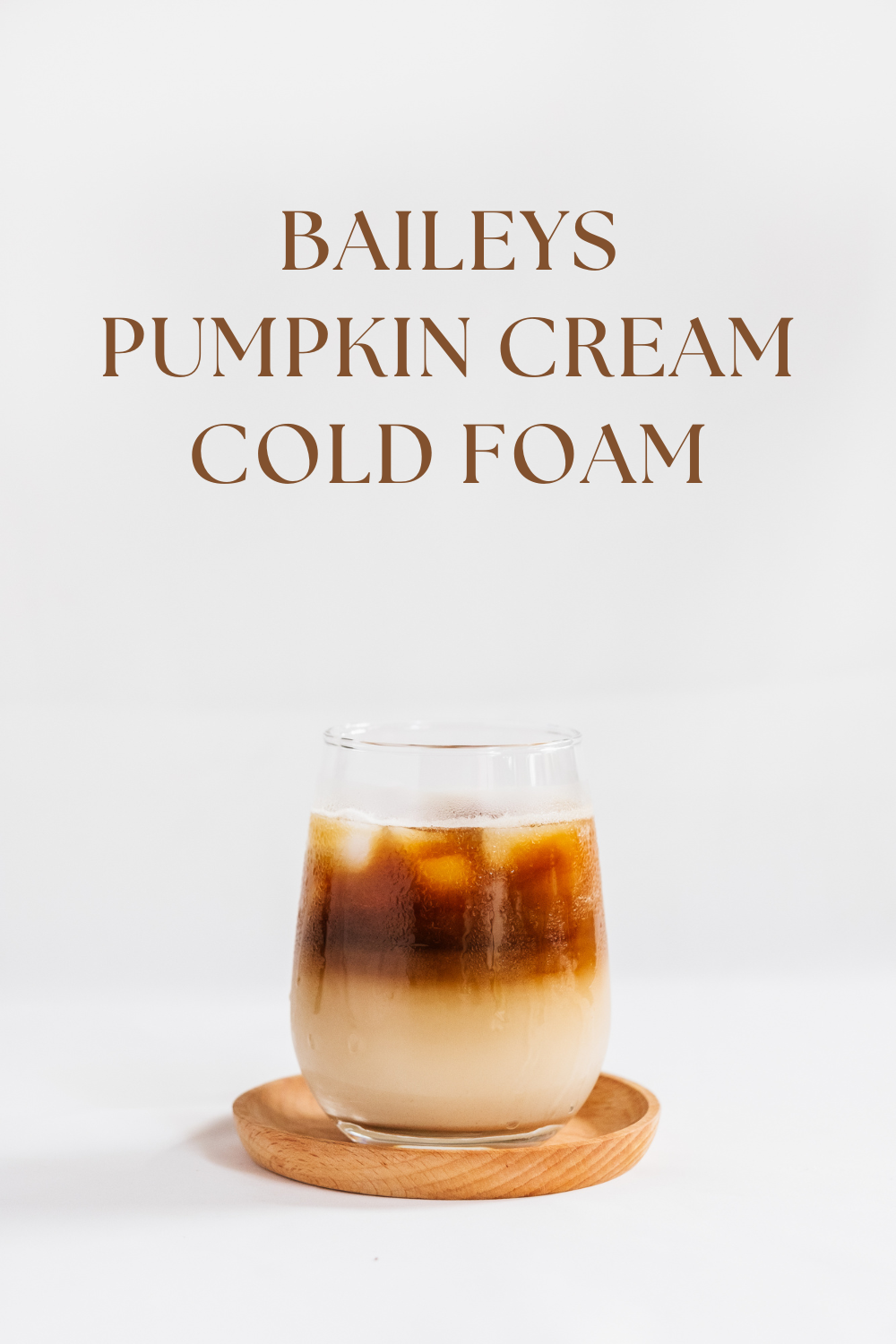 Spiked Pumpkin Spice Cream Cold Foam