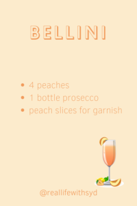 Bellini Recipe