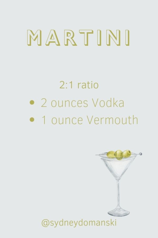 Martini recipe