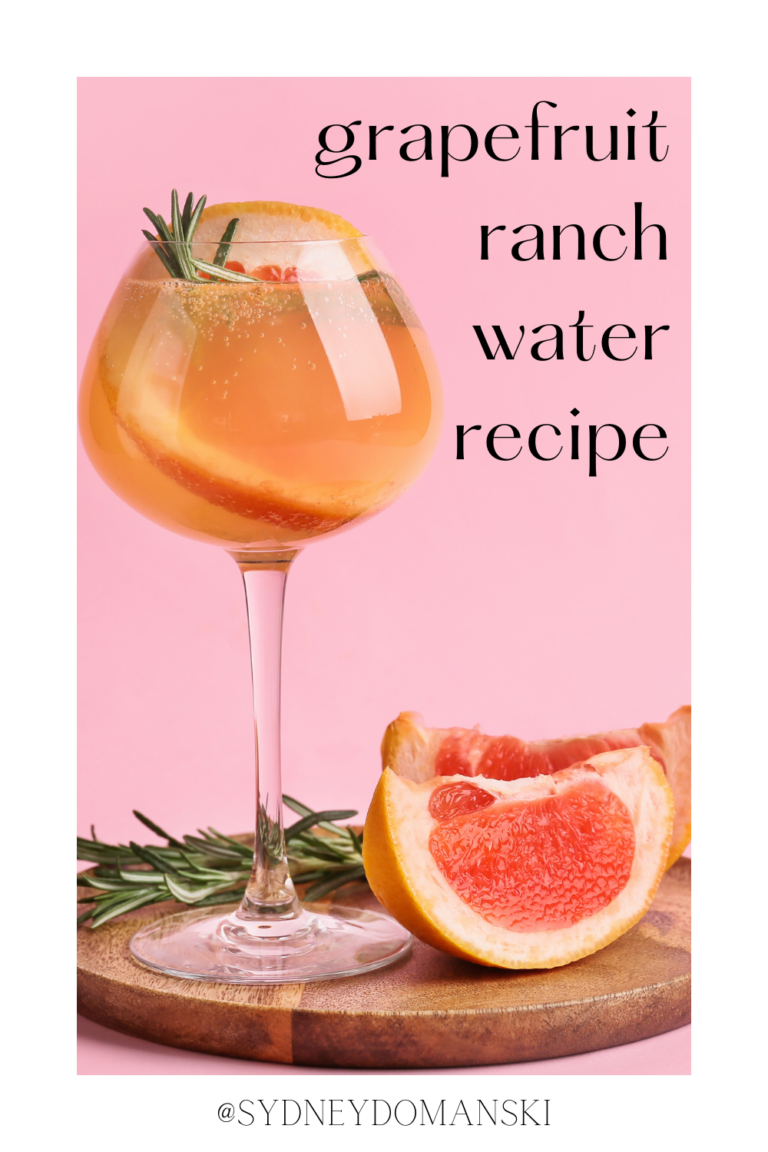 The Best Grapefruit Ranch Water Recipe